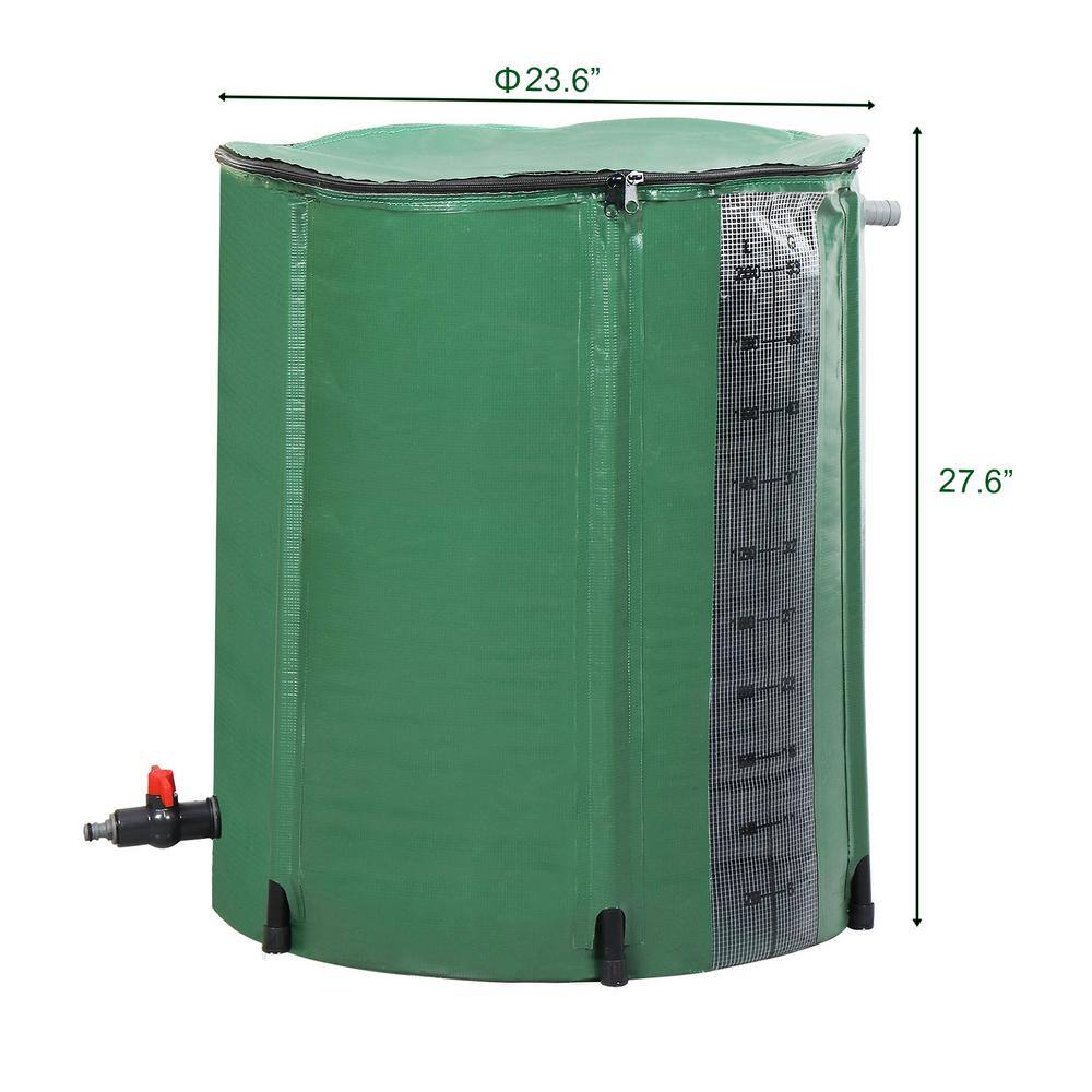 Karl home 50 Gal. Calibrated Collapsible Rain Barrel 575040071810