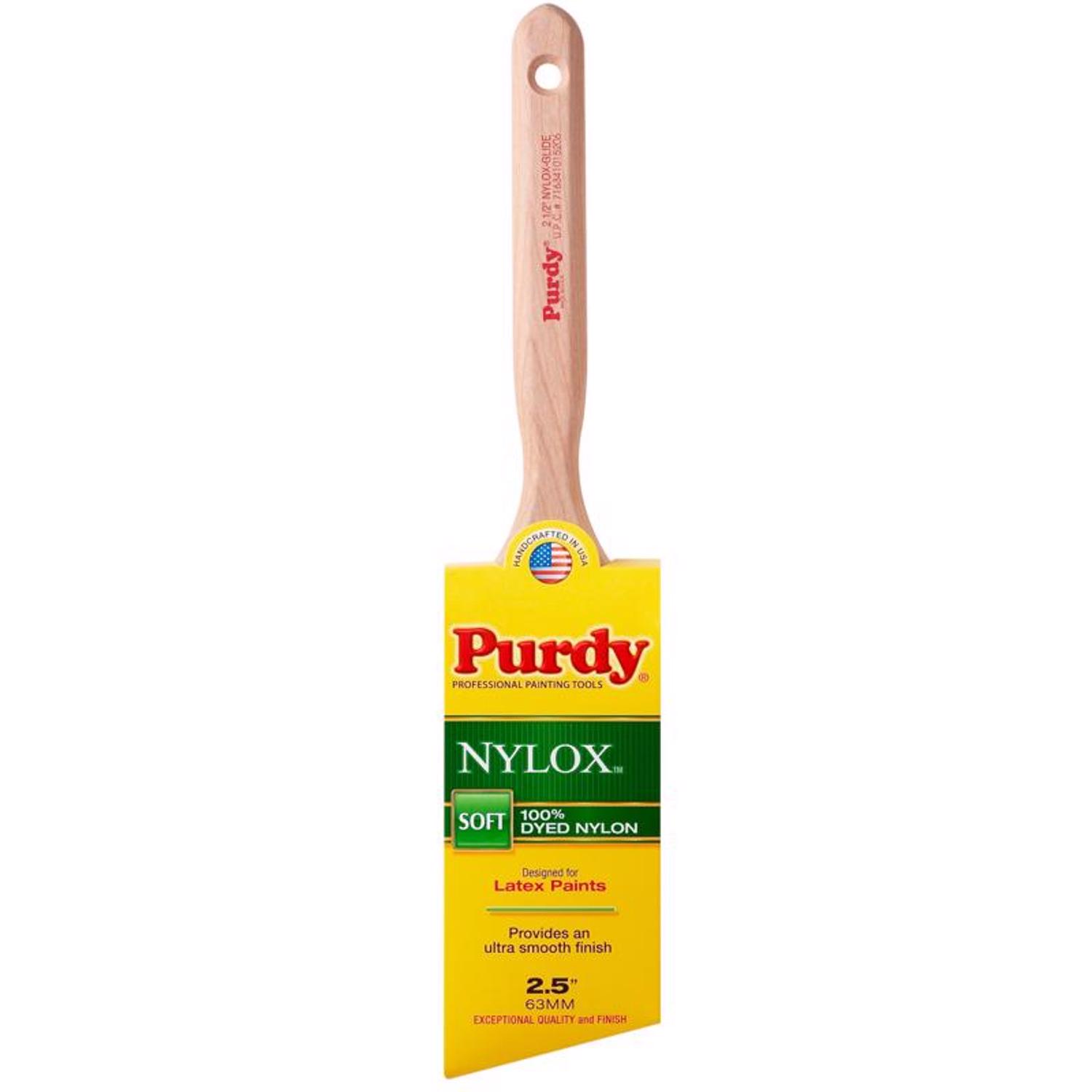 Purdy Nylox Glide 2-1/2 in. Soft Angle Trim Paint Brush