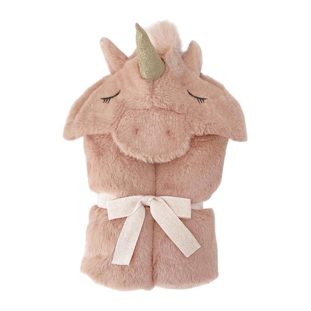 Uliana Plush Unicorn Hooded Blanket