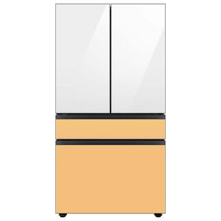  Bespoke Top Panel in White Glass for 4-Door French Door Refrigerator RA-F18DU412