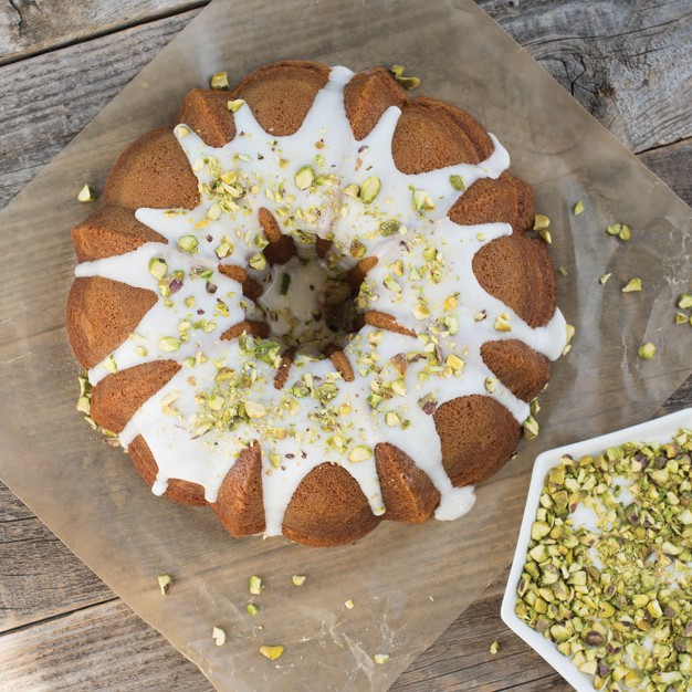 Nordic Ware Formed Bundt Pan 12 Cup In Red