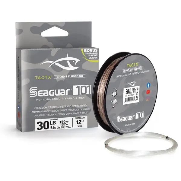 Seaguar 30 lb 150 yd TactX Braid Line