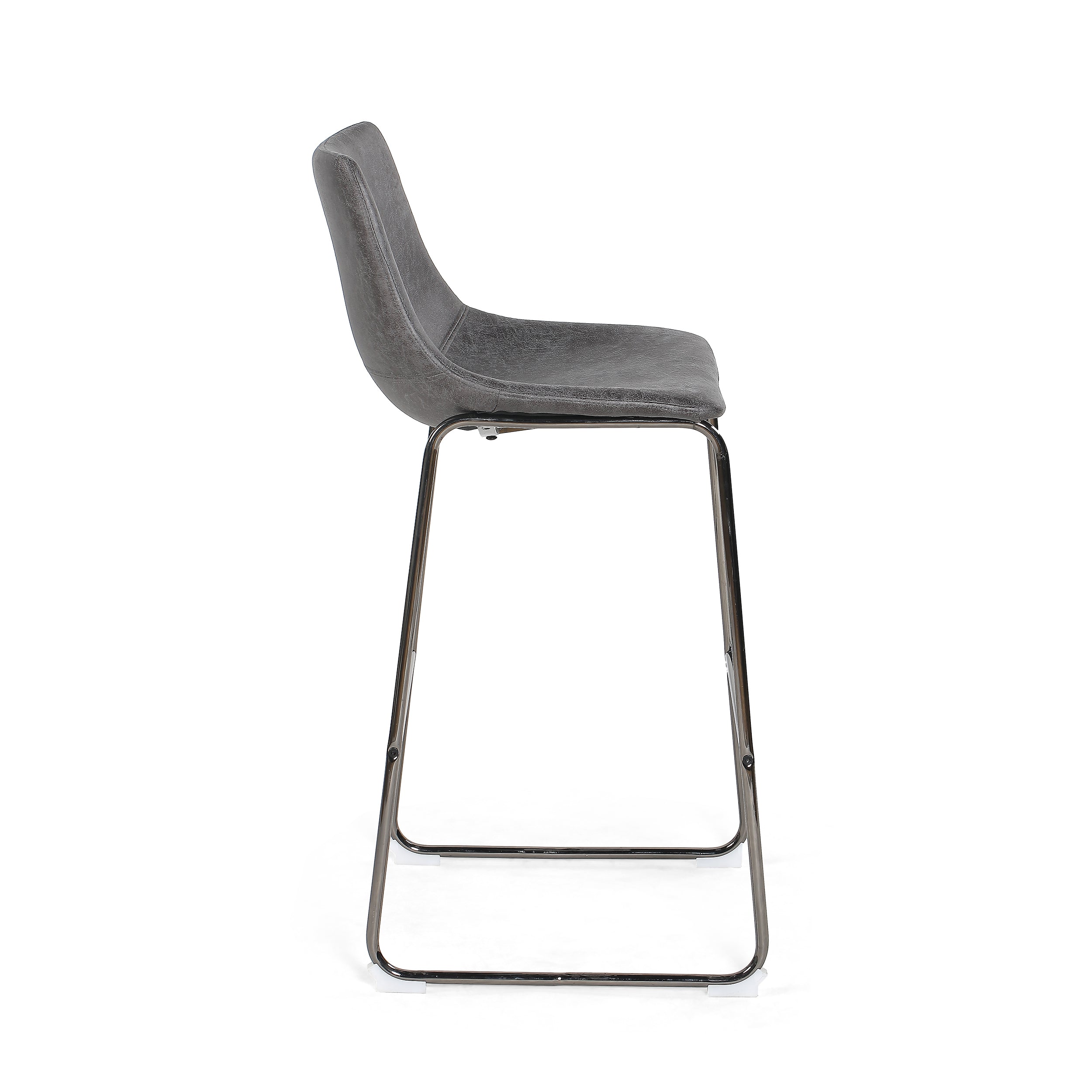 San Modern Microfiber Bar Stool