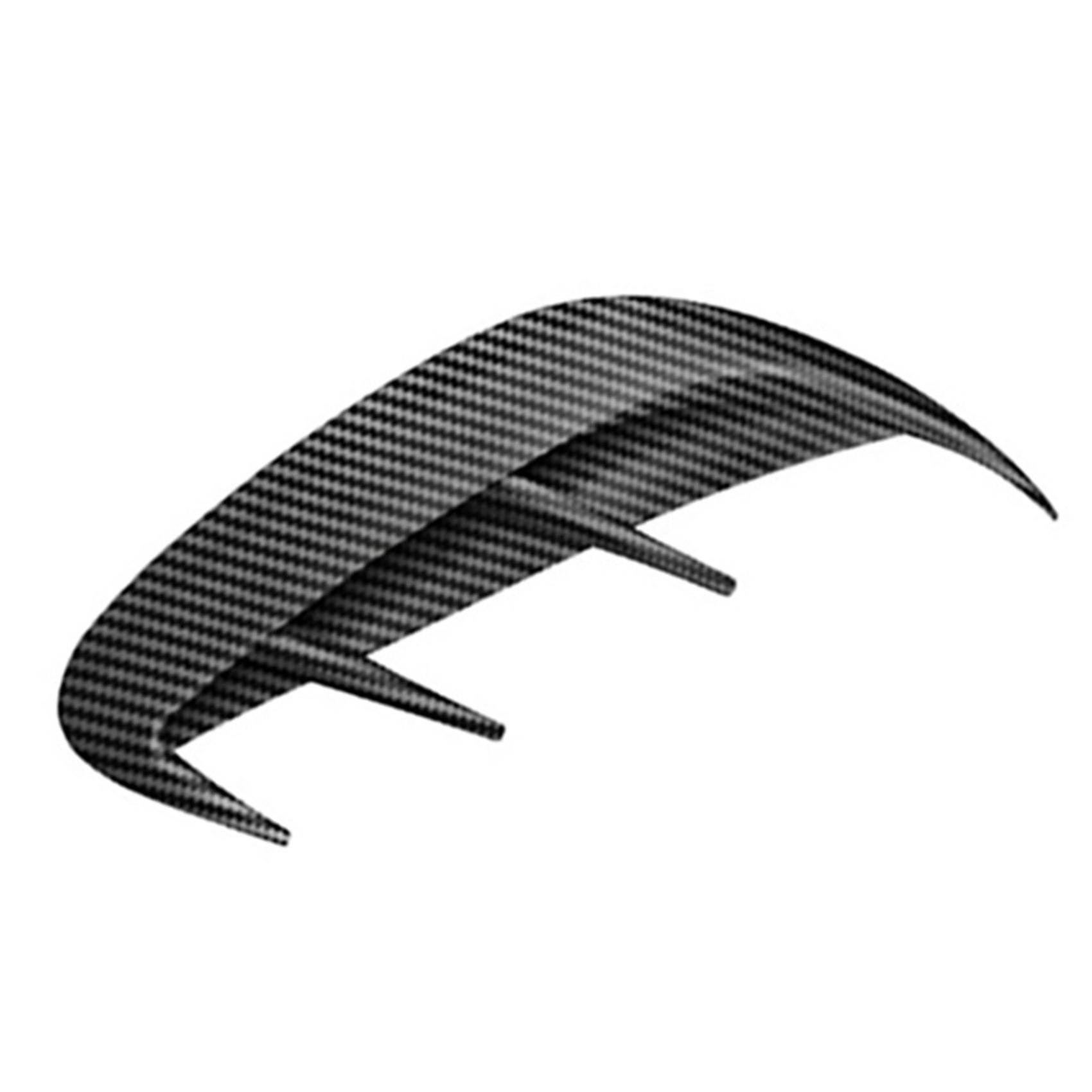 Carbon Fiber Rear Bumper Lip Splitter Spoiler Outlet Trim Cover For C Class W206 C200 C220 C260 C30