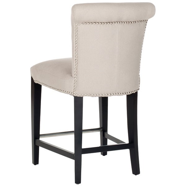 SAFAVIEH Seth Beige 23-inch Counter Stool - 18.7