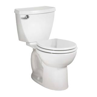 American Standard Cadet 3 PowerWash 10 in. Rough-in 2-Piece 1.28 GPF Single Flush High-Efficiency Round Toilet in White 270DB101.020