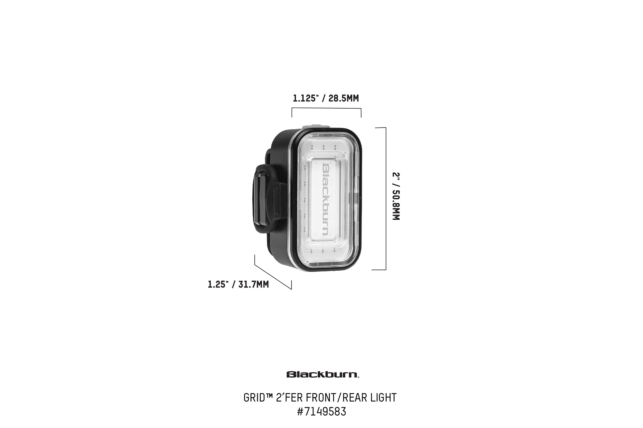 Blackburn Grid 2'Fer Front/Rear Light