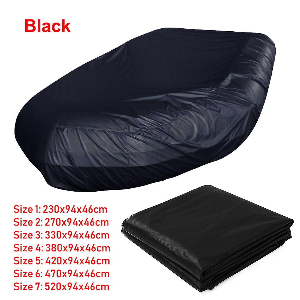 Born Pretty Marine Boat Cover Waterproof Dustproof Anti Uv Ice Snow Inflatable Boat Dinghy Fishing Rubber Boat Kayak Sun Cover Heavy Duty