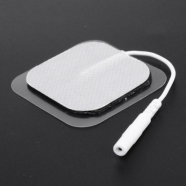 New 10pcs 4x4cm Replacement Self-adhesive Digital Therapy Massage Electrode Pads