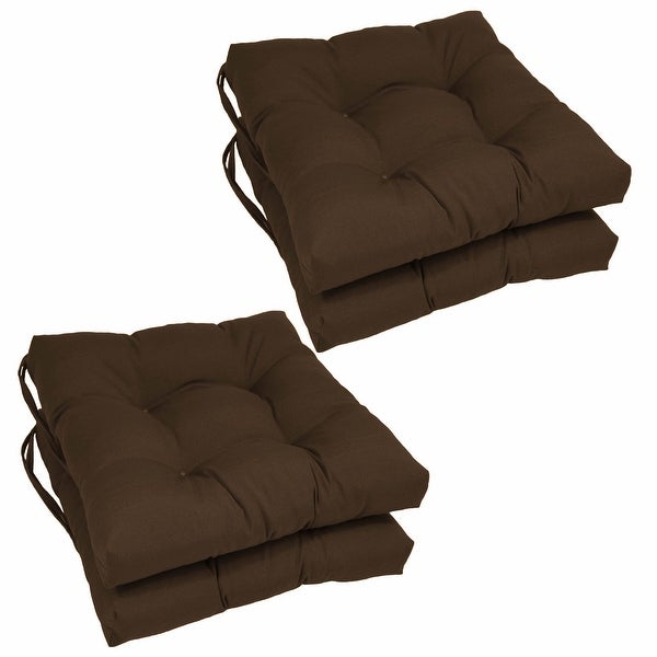 16-inch Square Indoor Chair Cushions (Set of 2， 4， or 6) - 16