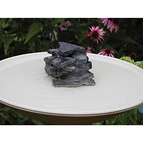 Birds Choice AAW311 Bird Bath Layered Waterfall Rock