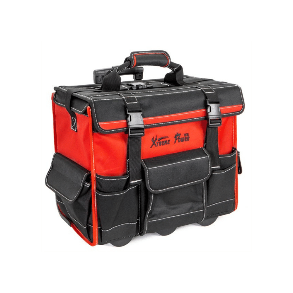 XtremepowerUS 18 Portable Rolling Tool Bag Storage Organizer with Wheels