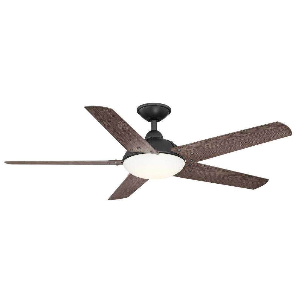 Home Decorators Collection Draper 54 in. LED Outdoor Natural Iron Ceiling Fan with Remote Control YG664-NI