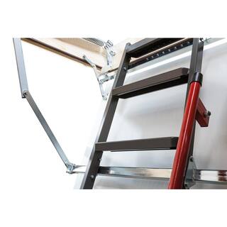 Fakro LMP 12 ft. 30 in. x 56.5 in. Insulated Steel Attic Ladder with 350 lbs. Maximum Load Capacity 869333