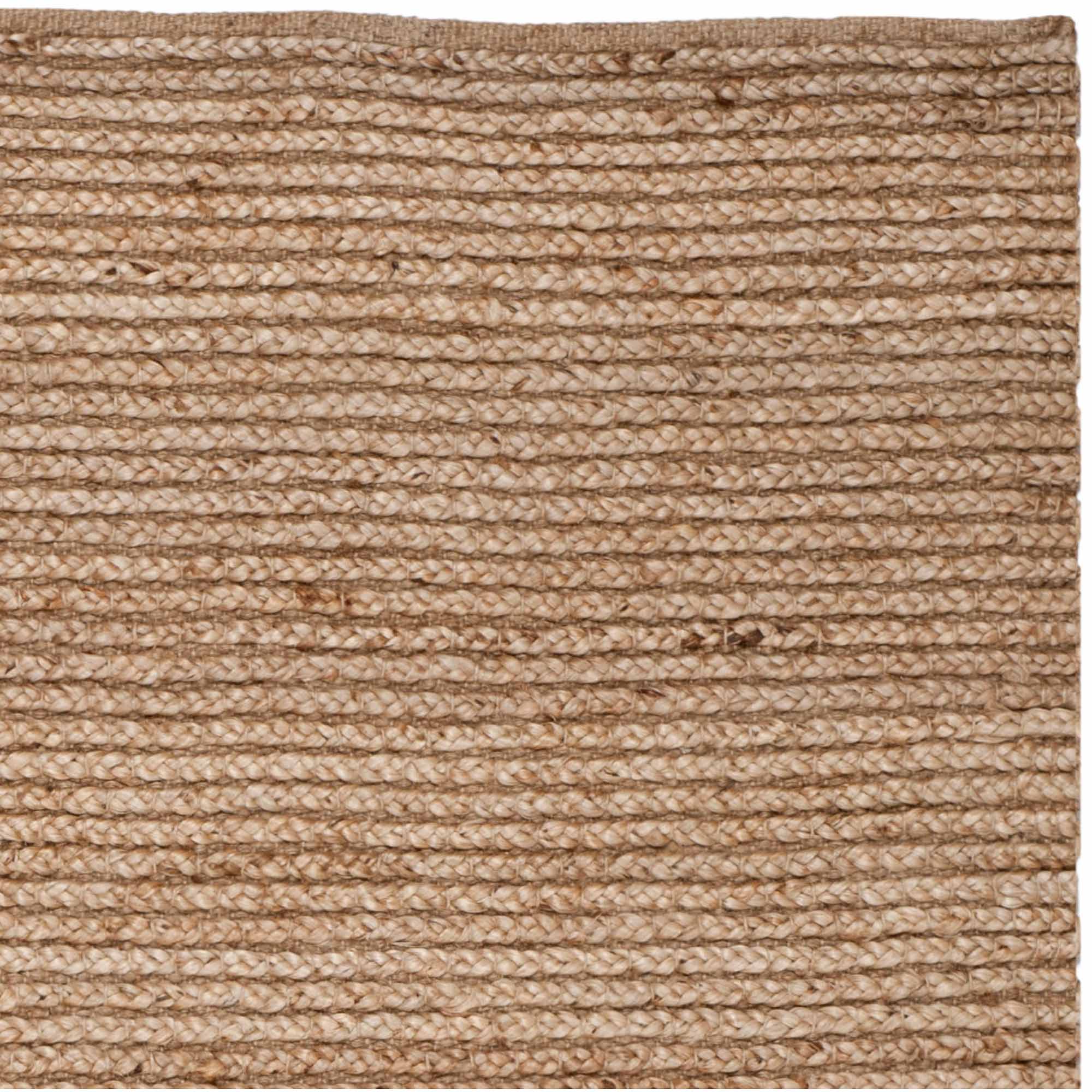 SAFAVIEH Cape Cod Jimmy Braided Striped Jute Area Rug, 5' x 8', Natural