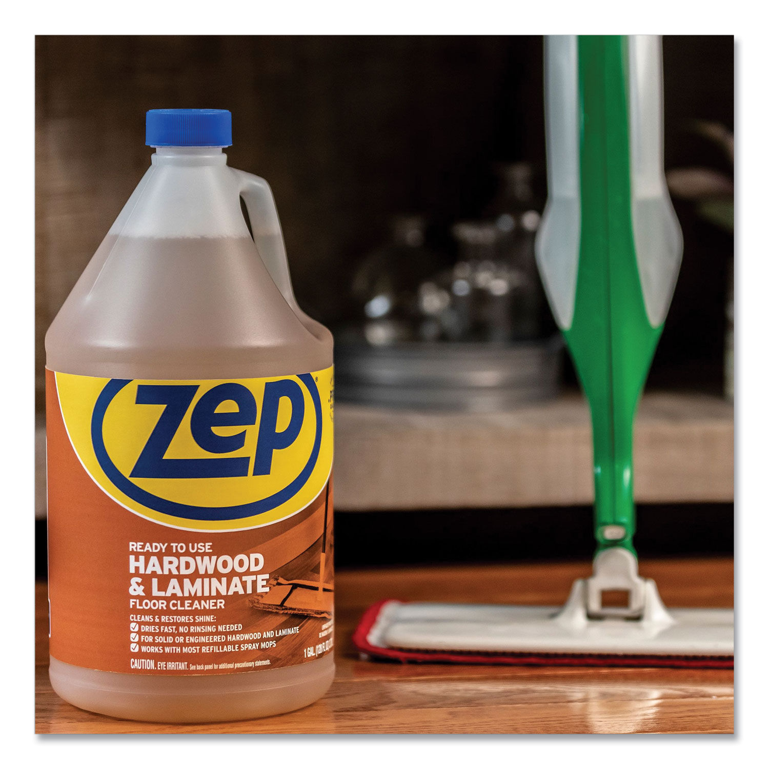 Hardwood and Laminate Cleaner by Zep Commercialandreg; ZPEZUHLF128EA