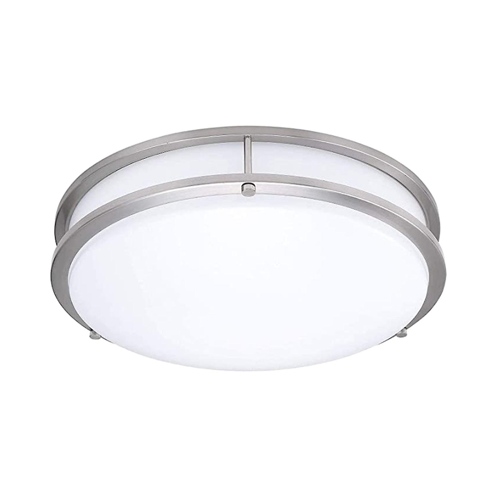 Dimmable Led Flush Mount Ceiling Lamp Wide Beam Angle Even Light High Light Transmittance For Living Workspace Warm White