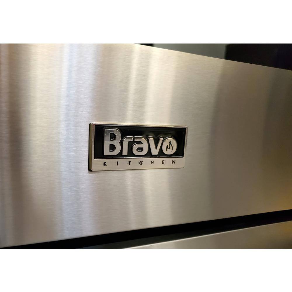 Bravo KITCHEN 30 in. 5-Element Electric Range with Bake Convection Broil and Steam Clean in Stainless Steel BV301RE