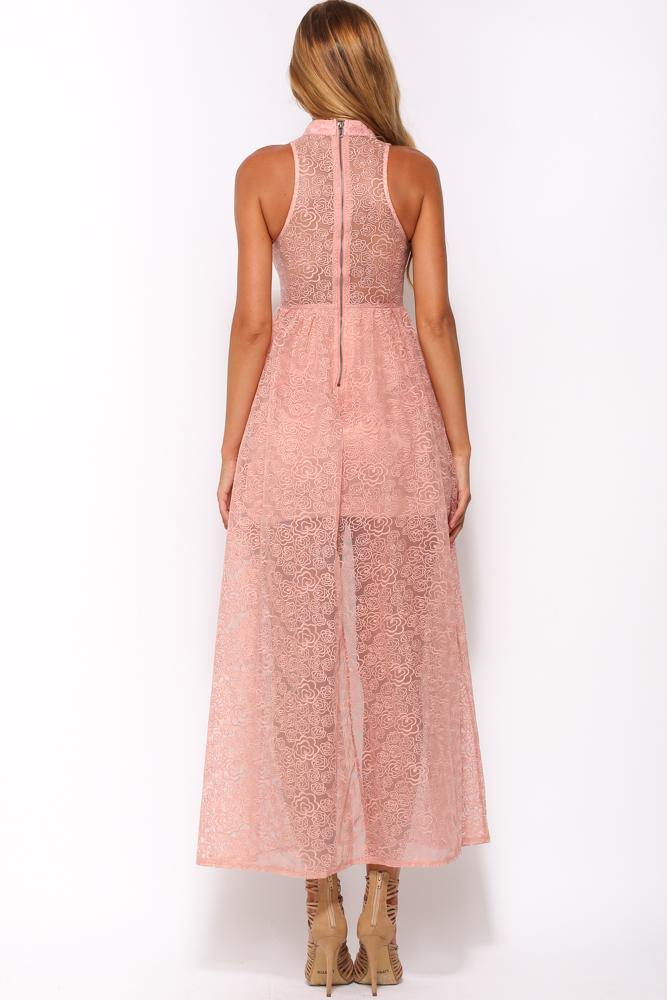 Hearing Bells Maxi Dress Pink