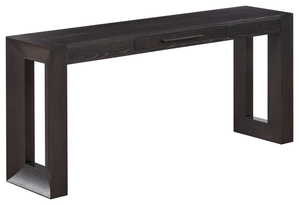 Courtney Console Table  Ebony Oak   Transitional   Console Tables   by Mandalay Home Furnishings  Inc.  Houzz