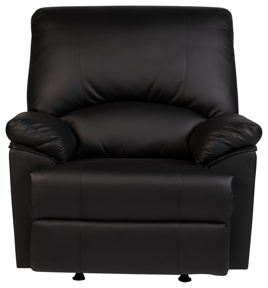 Relaxzen Reynolds Rocker Recliner With Heat and Massage   Modern   Massage Chairs   by Comfort Products  Houzz