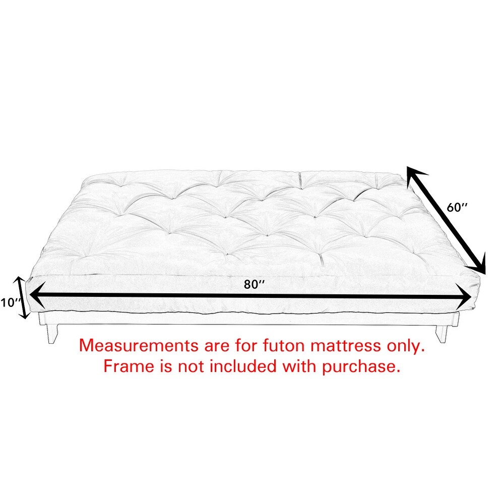 TruPedic Queen size 10 inch Futon Mattress (Mattress Only)