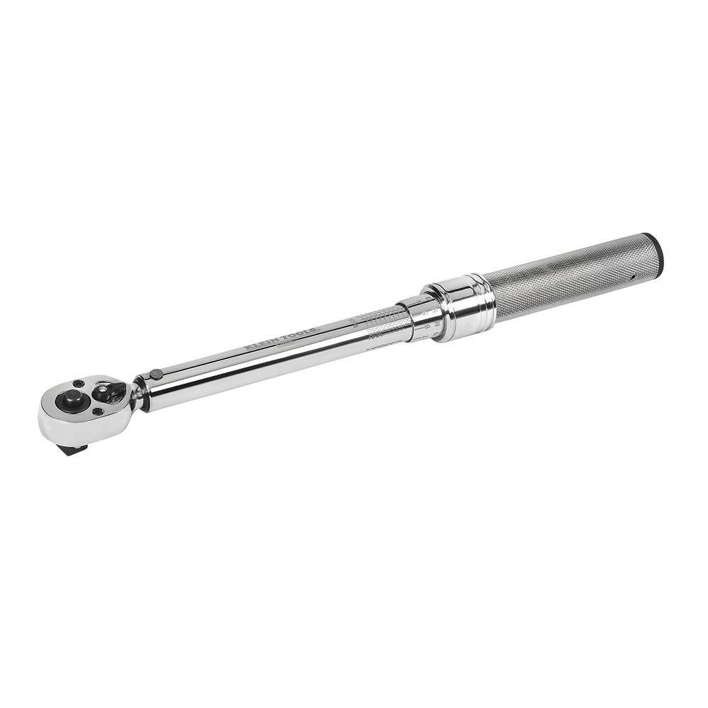 Klein Tools 38 in. Torque Wrench with Square-Drive Ratchet Head 57005