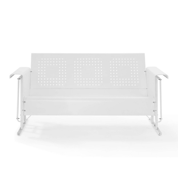 Bates Outdoor Sofa Glider White Crosley