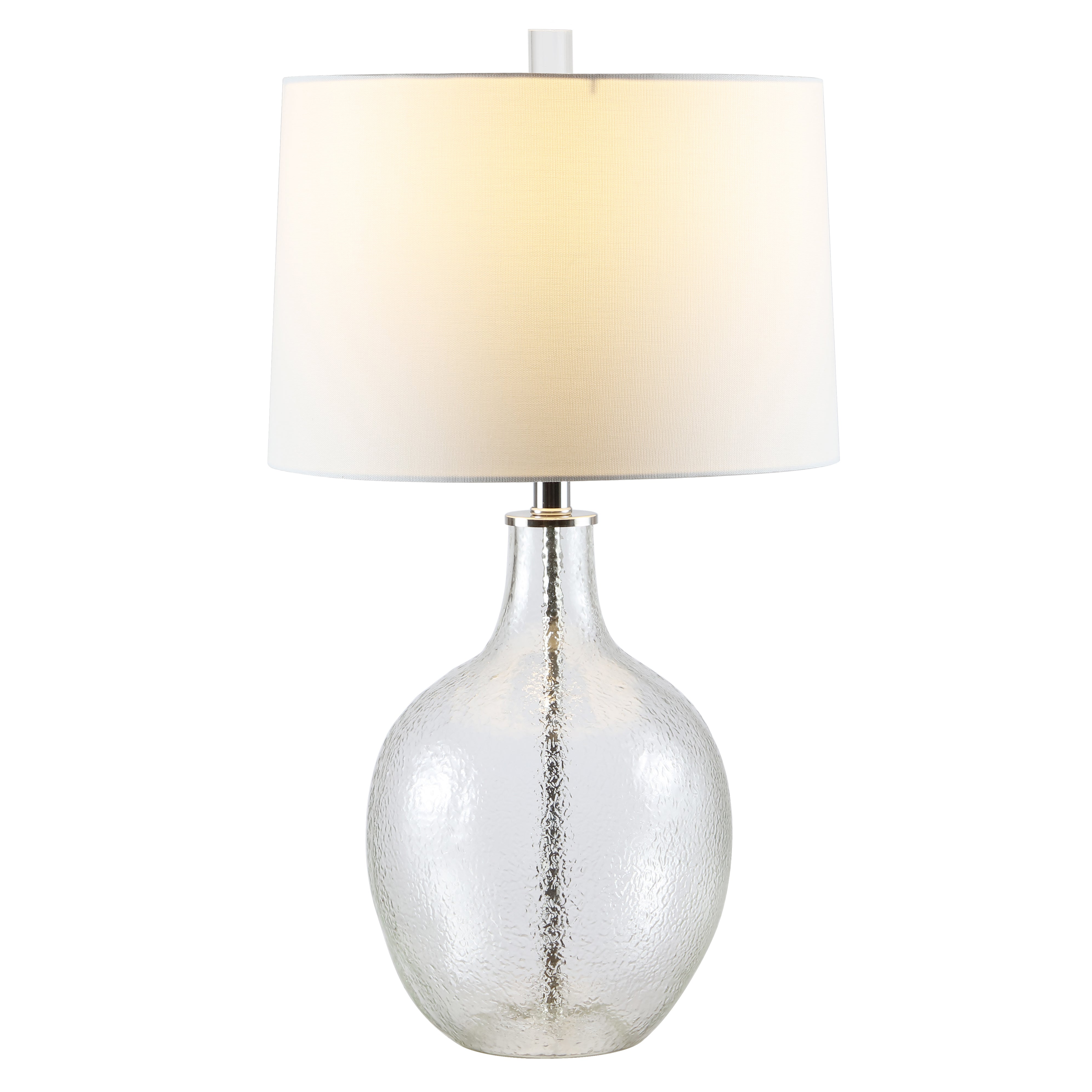 Safavieh Nadine 26 in. Modern Glass Table Lamp, Clear