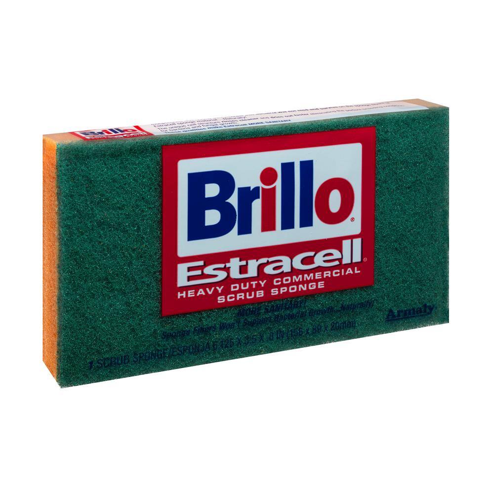 Brillo Estracell HD Scrub Sponge Utility (Case of 12) 21006