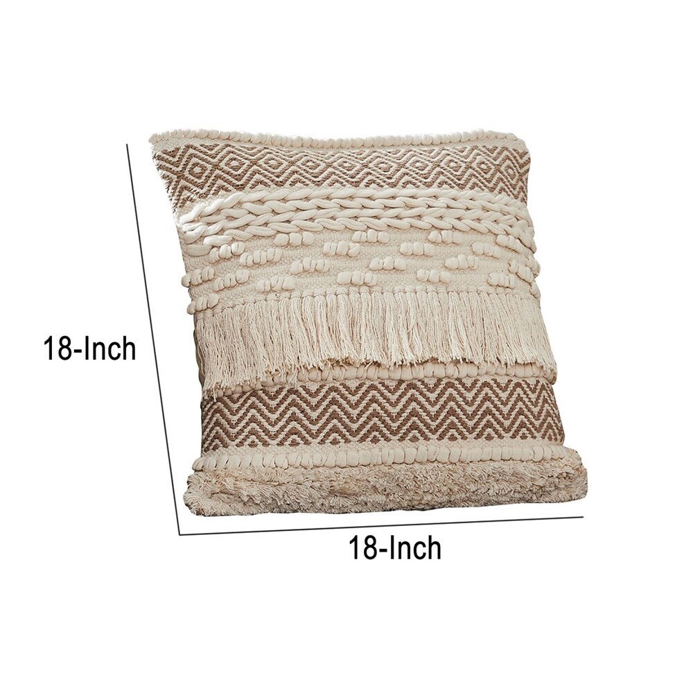 18 Inch Decorative Throw Pillow Cover (Cover Only)