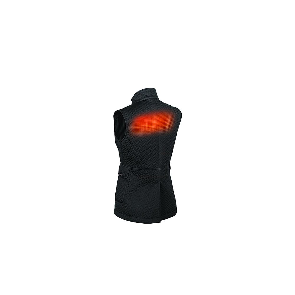 Mobile Warming Cascade Vest Womens Black Small