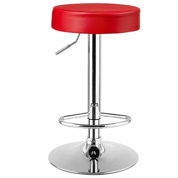 1 PC Round Bar Stool Adjustable Swivel Pub Chair - 14