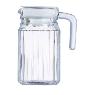 Luminarc Quadro Jug 16.75 oz. with White Lid (Set of 1) P0990