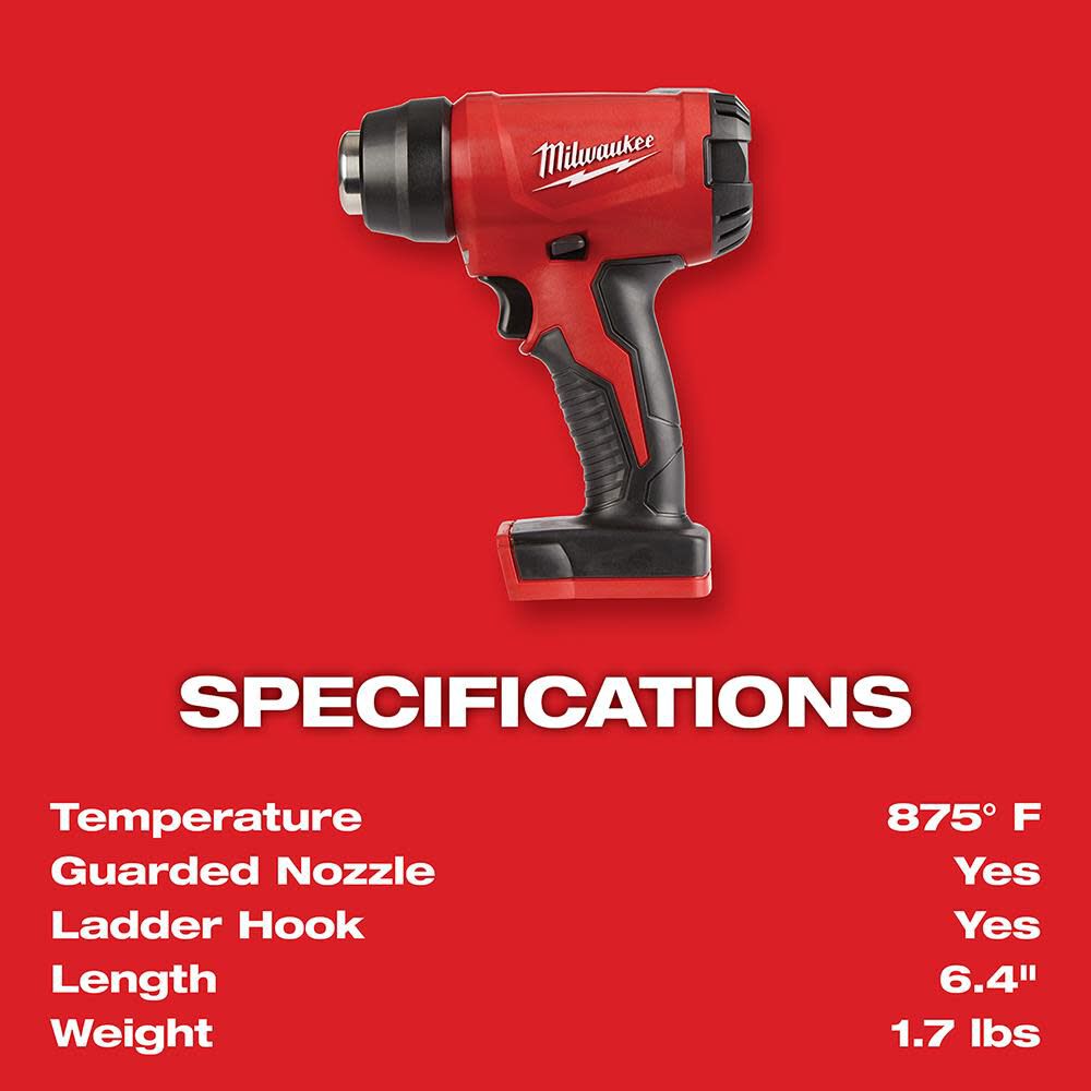 Milwaukee M18 Compact Heat Gun 2688-20 from Milwaukee