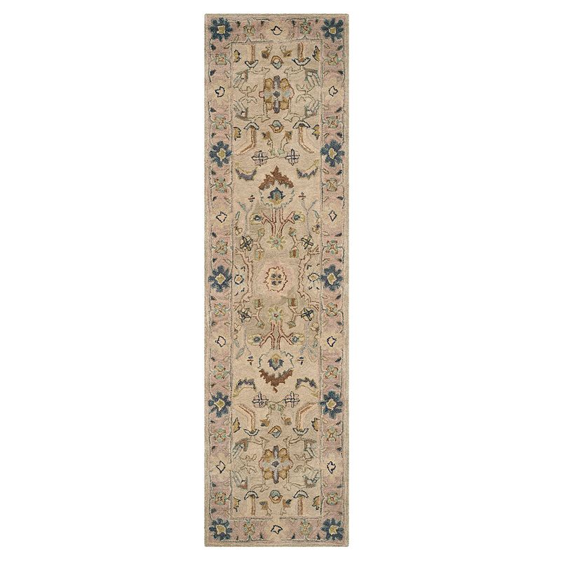 Safavieh Anatolia Zelda Framed Floral Wool Rug