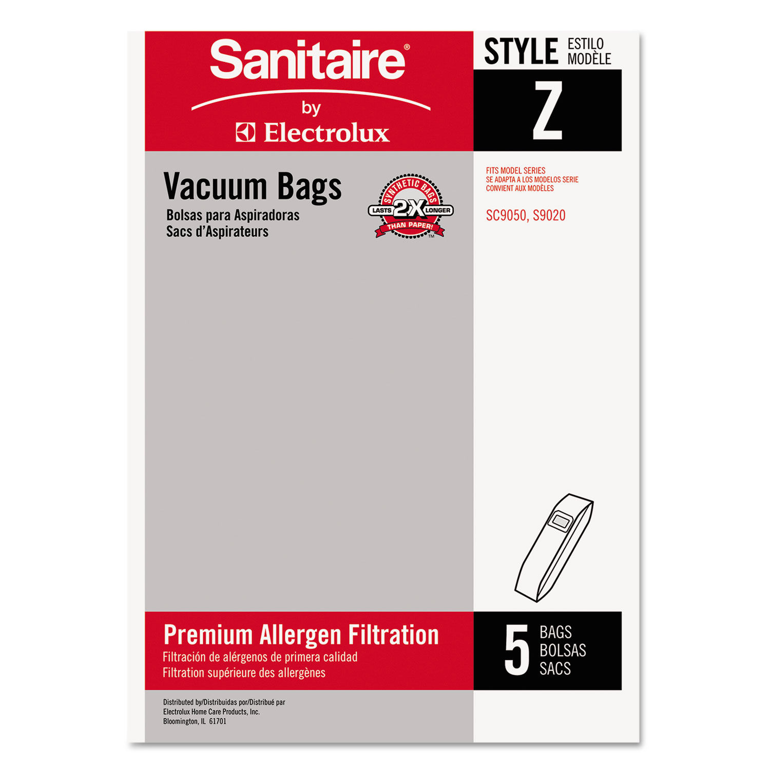 Style Z Vacuum Bags by Sanitaireandreg; EUR63881A10