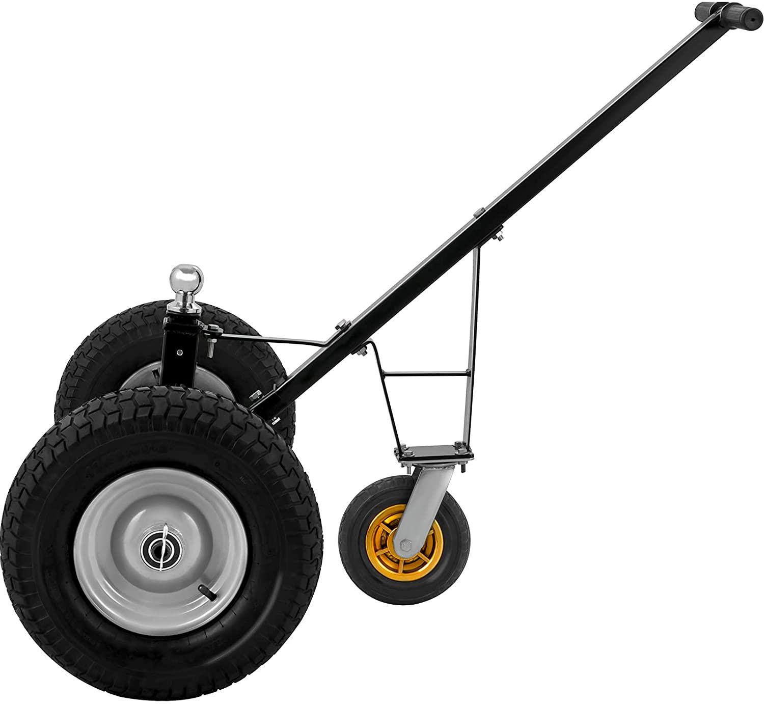 VEVOR Adjustable Trailer Dolly， 800 lbs Capacity， 15.7 -23.6 Adjustable Height， 2 Ball Trailer Mover with 16 Wheels， Heavy-Duty Tow Dolly for Car， RV， Boat