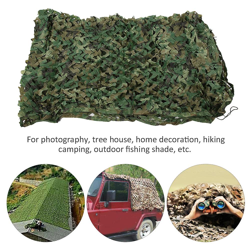 Outdoor Camping Shooting Camouflage Net Jungle Hunting Hiking Sunscreen Sun Shade Net3 X 4m