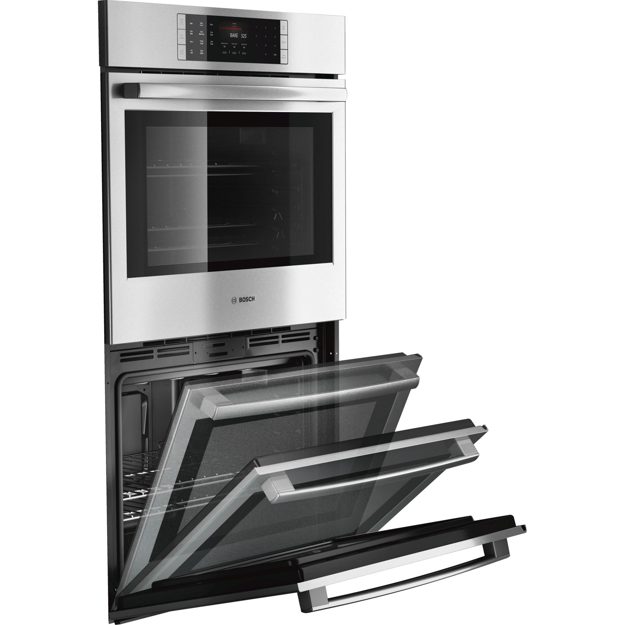 Bosch 30-inch, 9.2 cu. ft. Built-in Double Wall Oven with Convection HBLP651UC