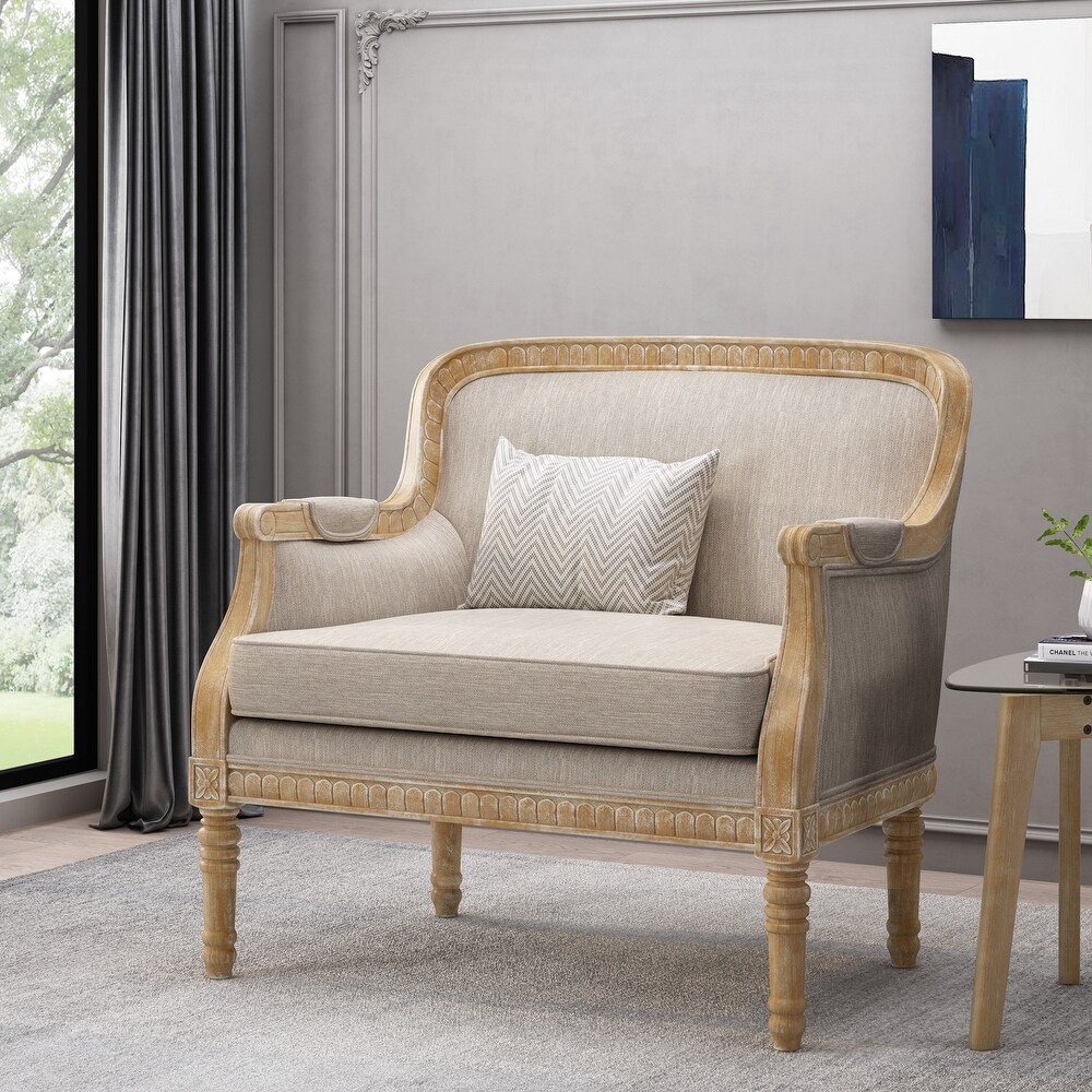 Tamarisk Upholstered Club Chair by Christopher Knight Home