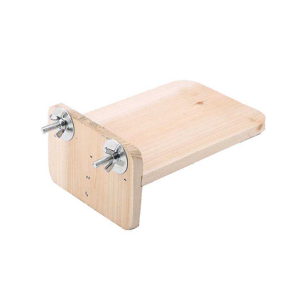 Wood Platform With Screws For Hamster Squirrel Cage Small Pet Toys