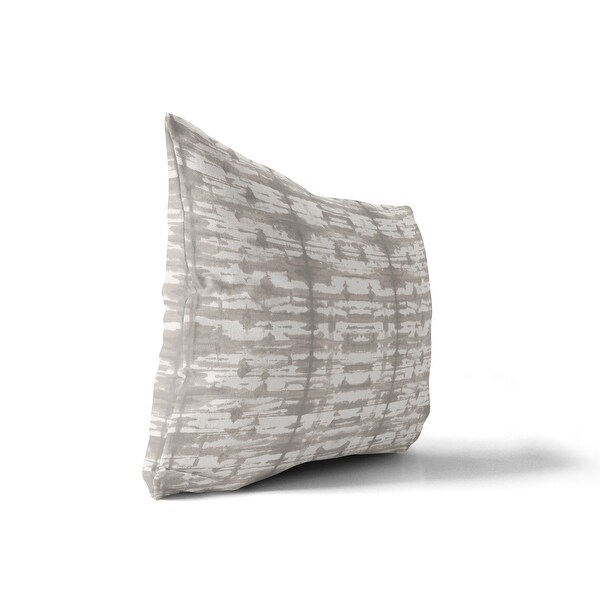 X-RAY SHIBORI BEIGE Indoor|Outdoor Pillow By Becky Bailey