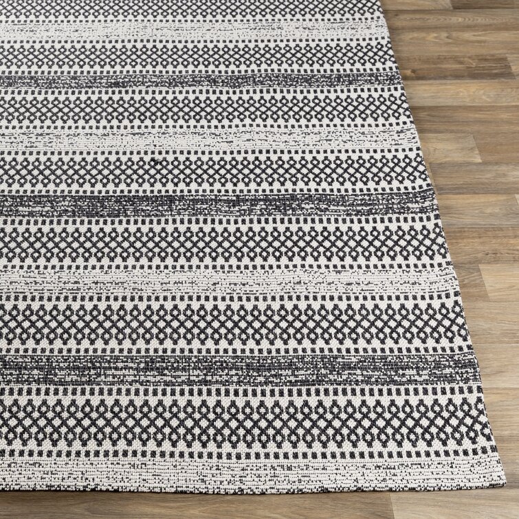 Capen Cotton Charcoal/Cream Rug