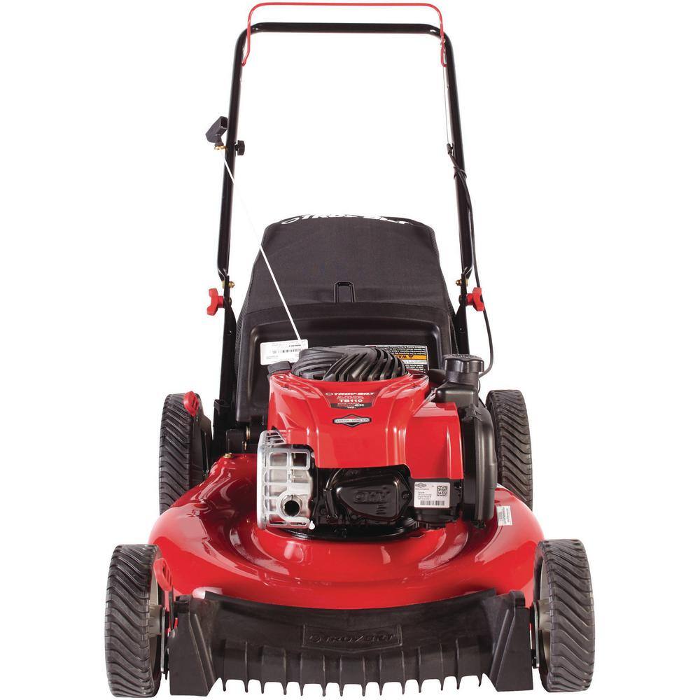 Troy-Bilt 21in. 140cc Briggs  Stratton Gas Push Lawn Mower with Rear bag and Mulching Kit Included TB110