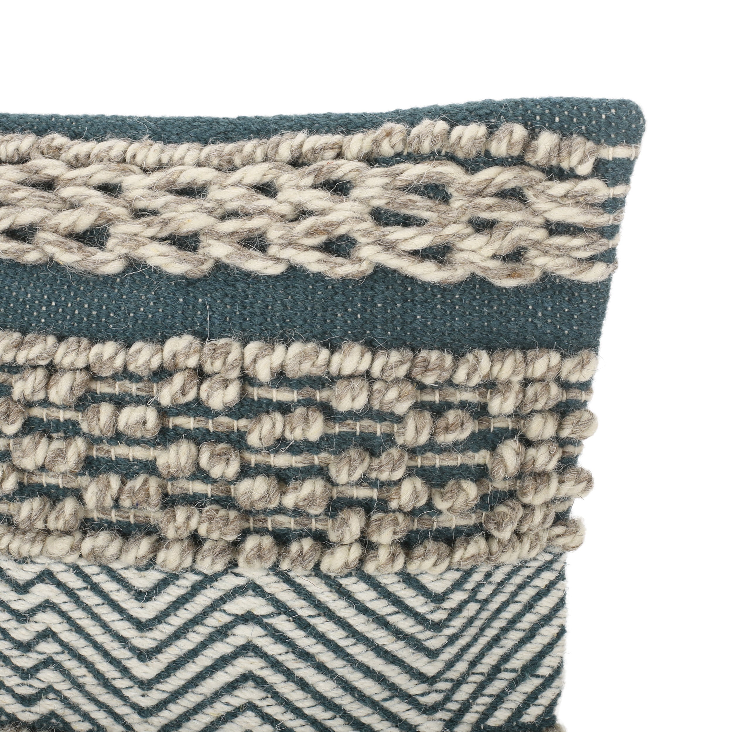 Symere Hand-Loomed Boho Throw Pillow