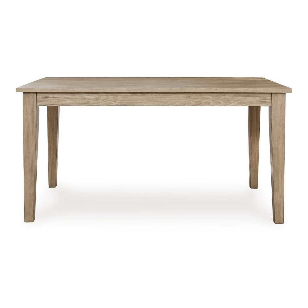 Signature Design by Ashley Gleanville Light Brown Dining Table   60\