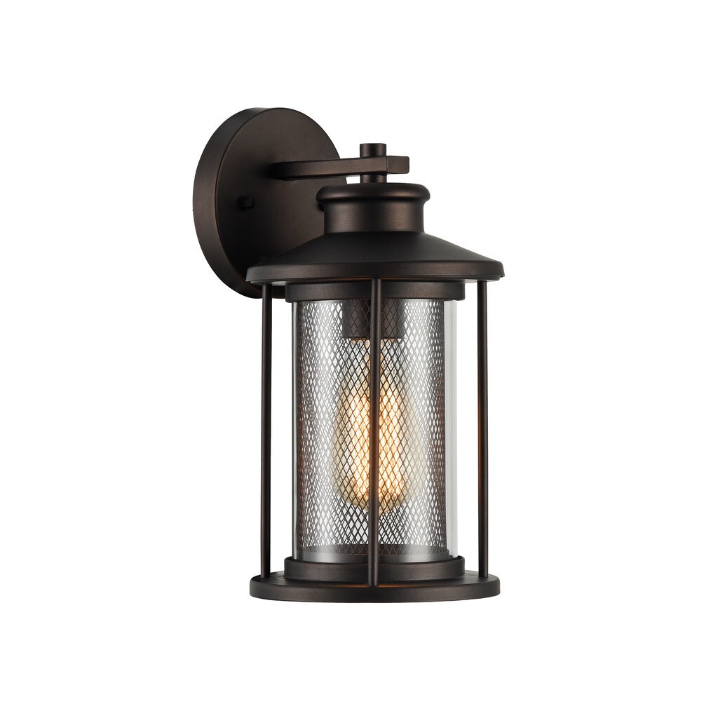 Crichton 1-light Oil Rubbed Bronze Outdoor Wall Lantern Shopping - The Best Deals on Outdoor Wall Lanterns | 22643265