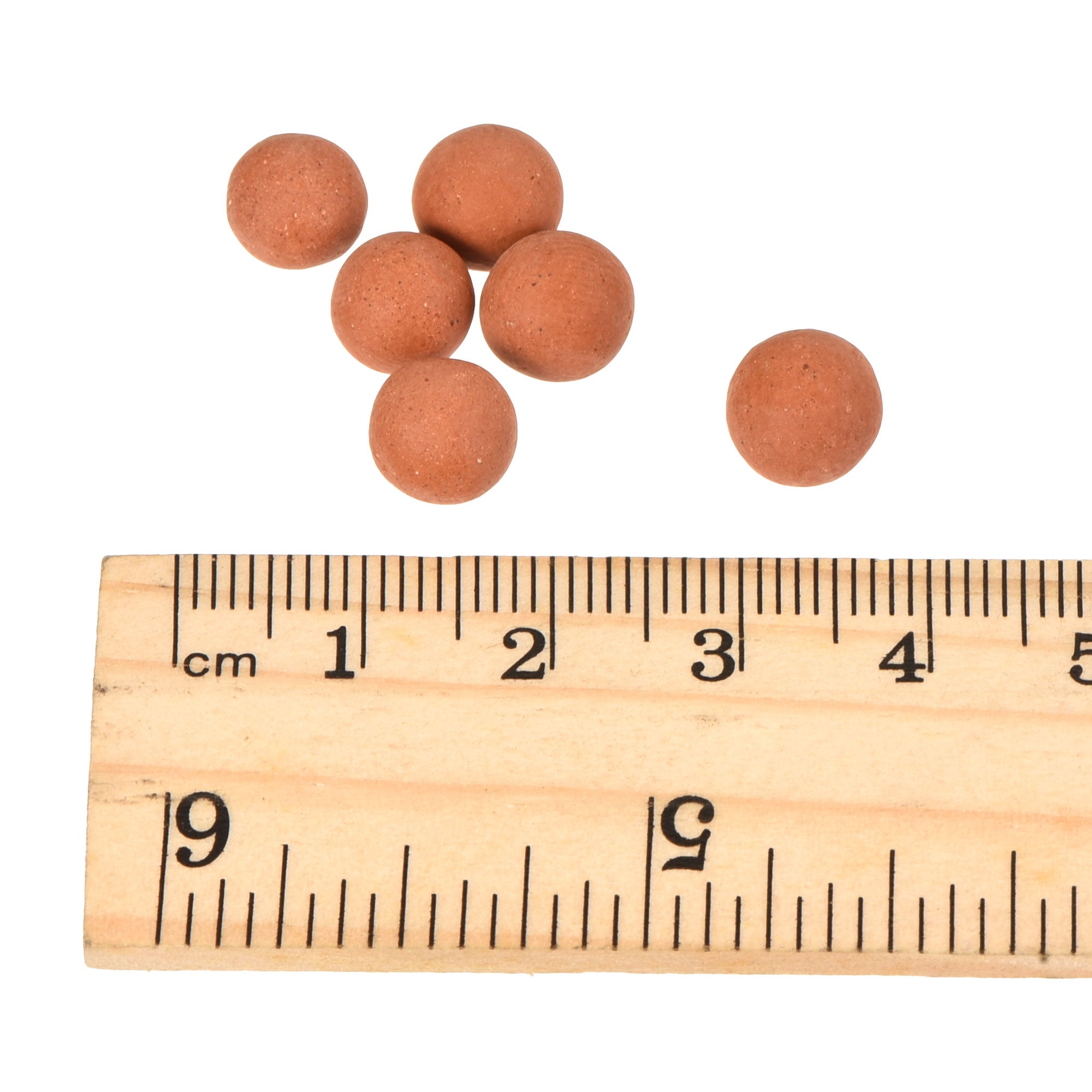 Uxcell 7-8mm 0.22 Lbs Clay Pebbles Red Gardening Potted Balls for Hydroponic Growing