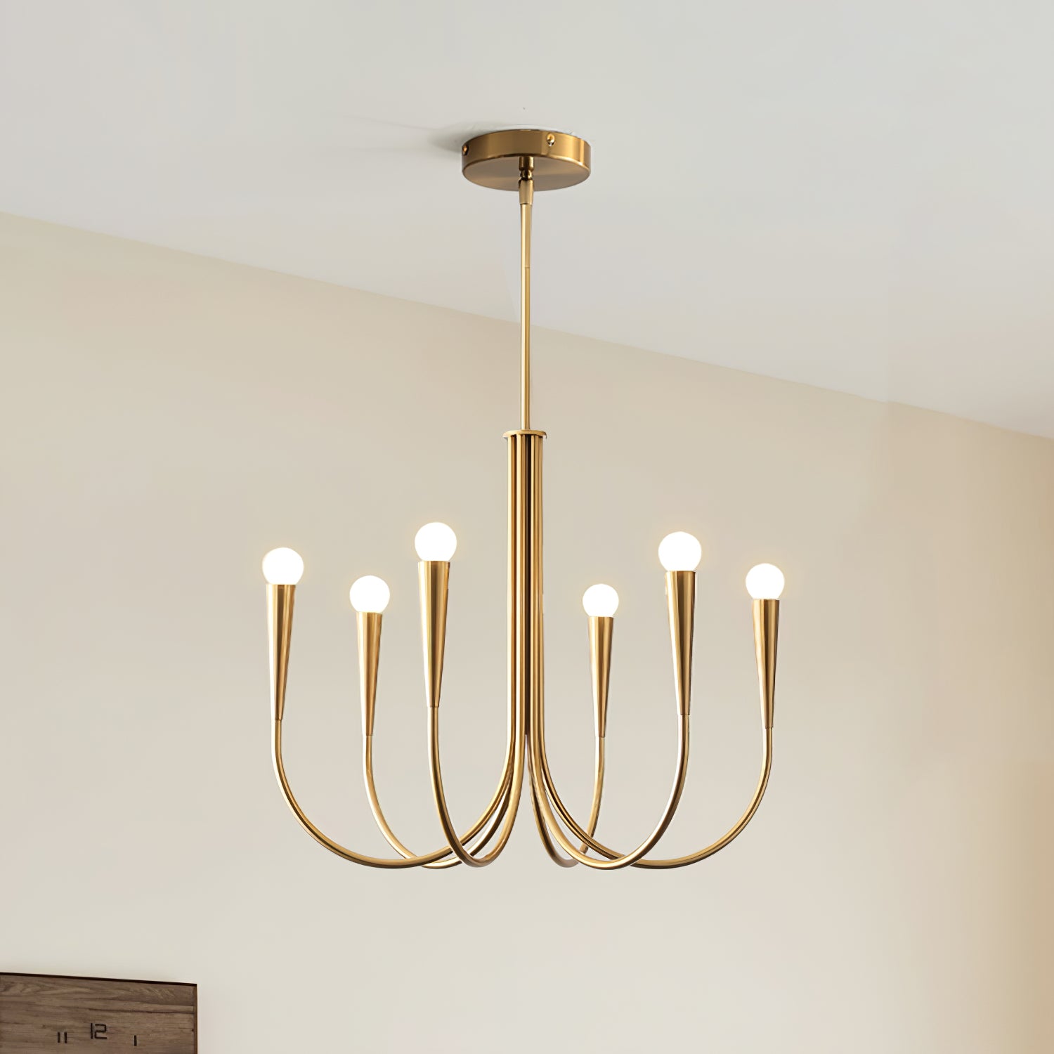 Swoop Arm Chandelier